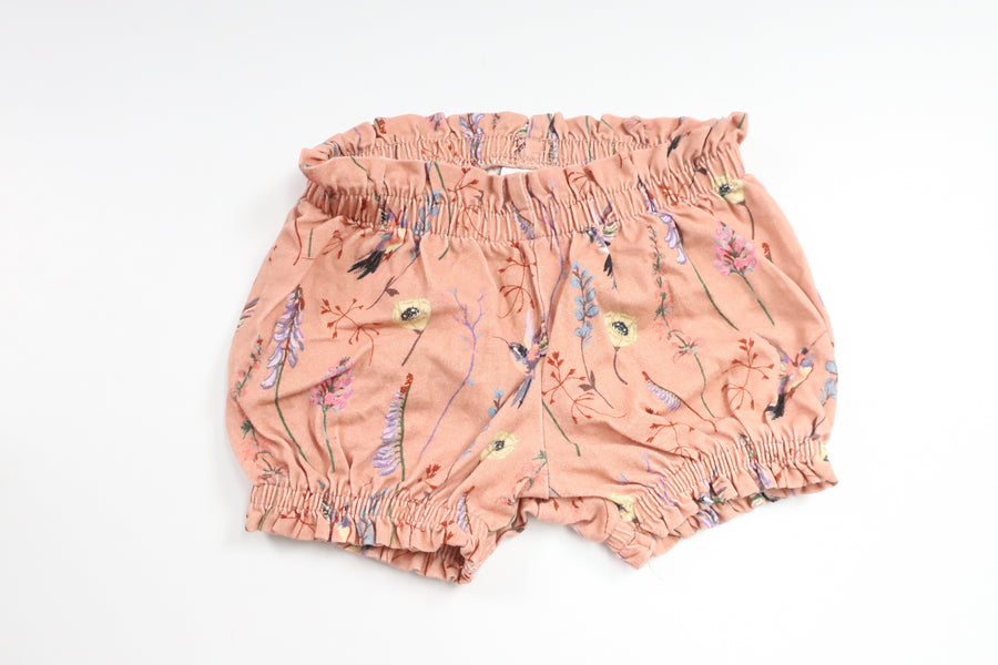 Blommiga shorts från Müsli - Storlek 68 - Rosa