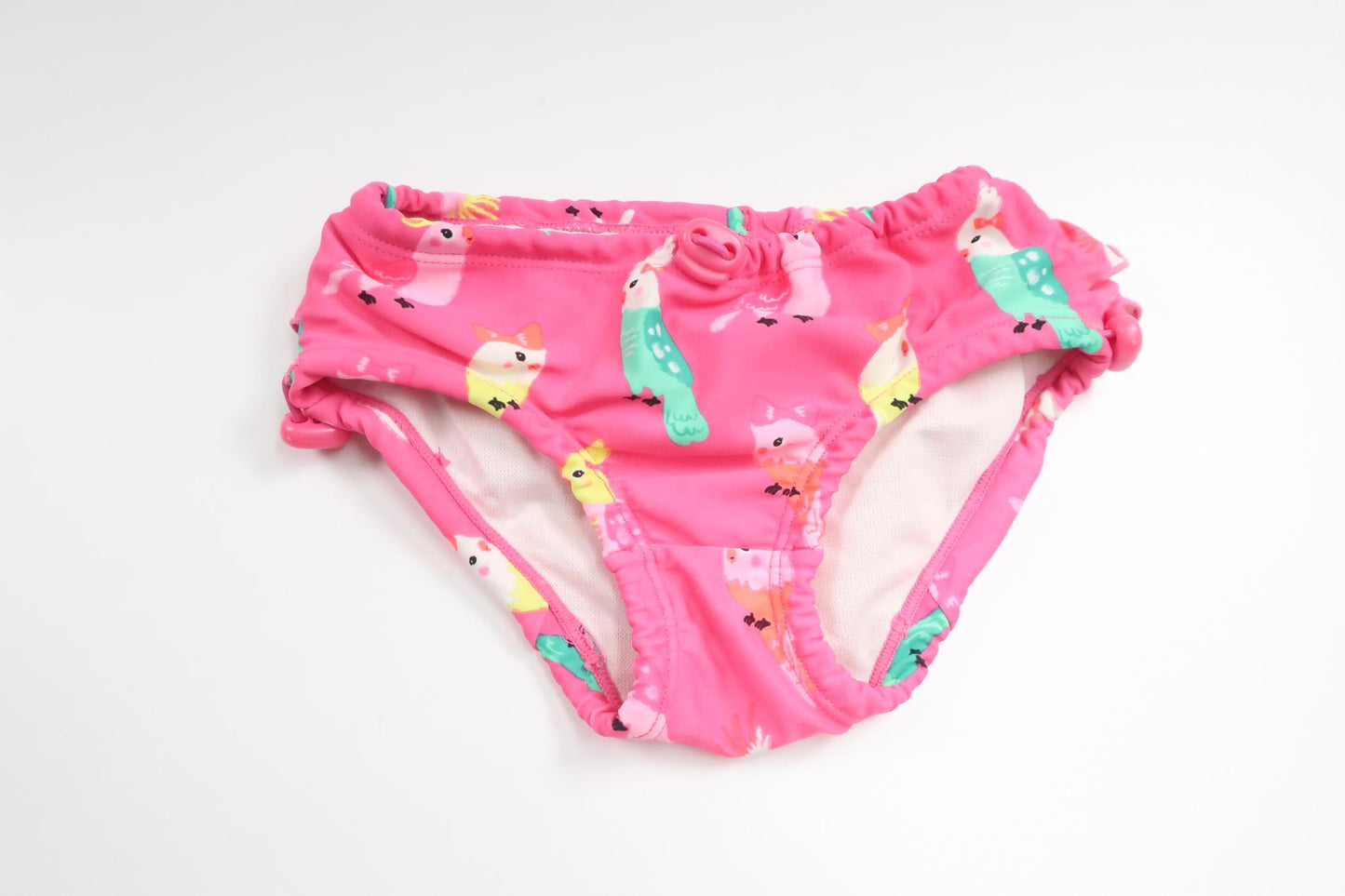 Badblöja med fåglar från Kappahl - Storlek 62/68 - Rosa