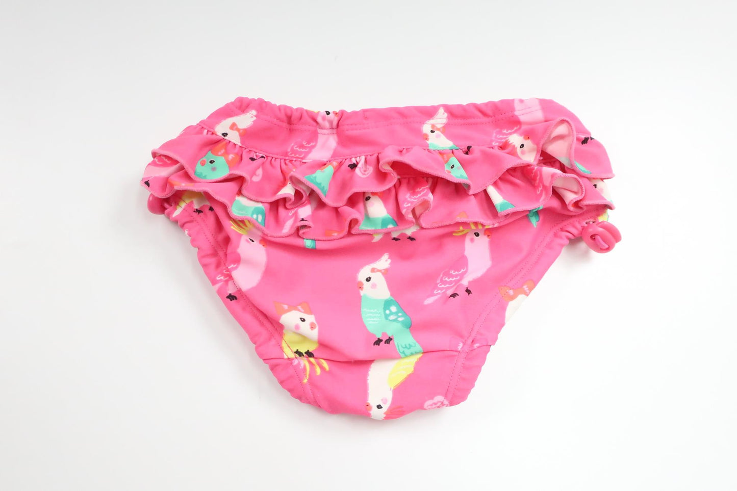 Badblöja med fåglar från Kappahl - Storlek 62/68 - Rosa