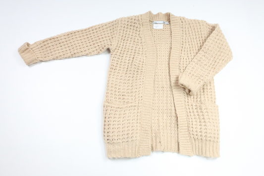 Stickad cardigan från Lager 157 - Storlek 120 - Beige