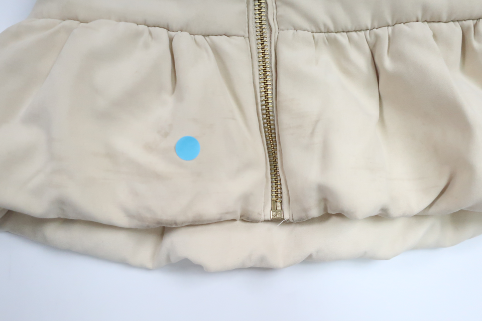 Väst med kanin luva från H&M - Storlek 74 - Benvit