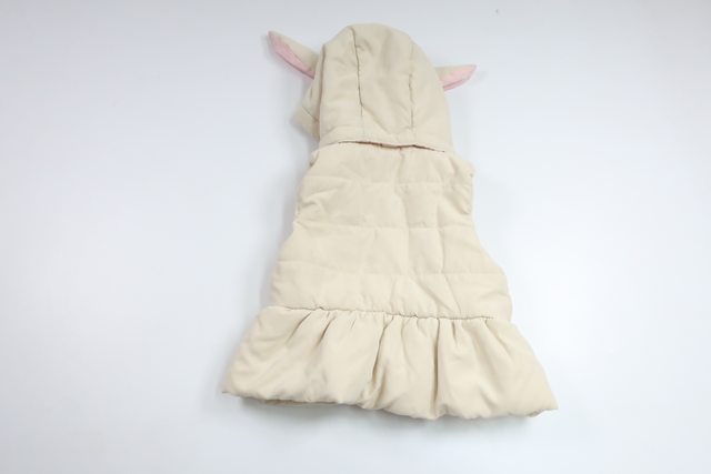 Väst med kanin luva från H&M - Storlek 74 - Benvit