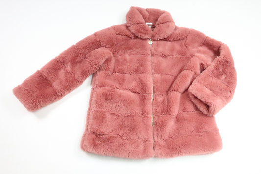 Jacka i fuskpäls från Lindex - Storlek 122 - Rosa