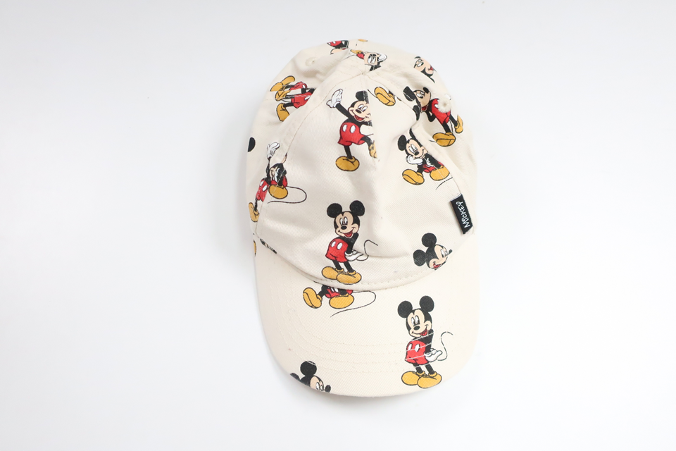 Keps med Musse Pigg från H&M - Storlek 74 - Vit