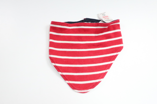 Randig haklapp från Polarn o. Pyret - Storlek One size - Röd