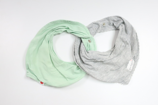 Tvåpack haklappar från H&M - Storlek One size - Grå