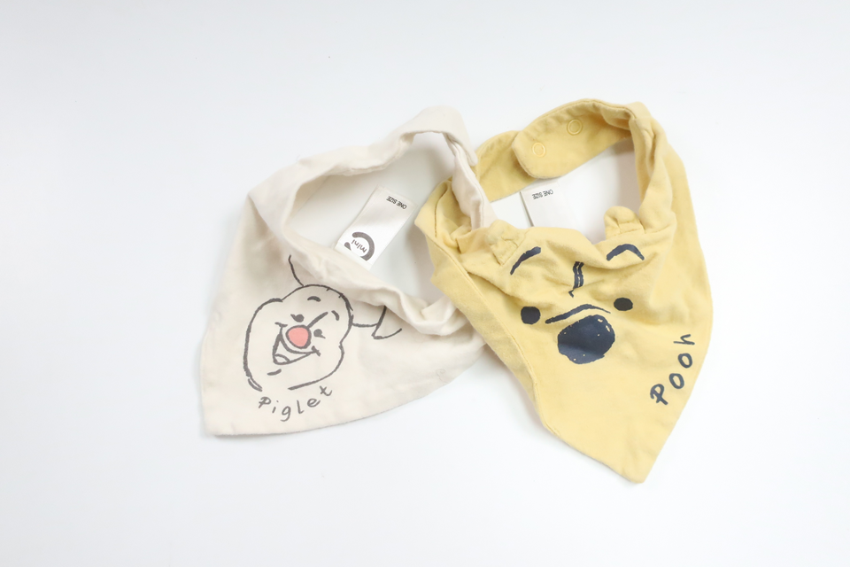 Tvåpack haklappar från Cubus - Storlek One size - Grå