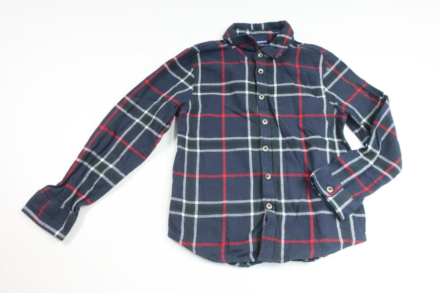 Rutig skjorta från Lupilu - Storlek 122 - Marinblå