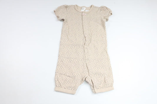 Prickig pyjamas från H&M - Storlek 92 - Benvit