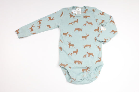 Body med rådjur från Lindex - Storlek 80 - Blå