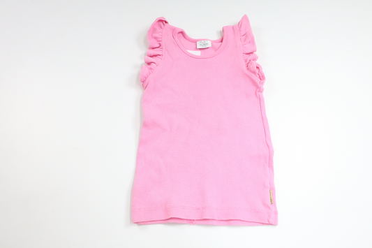 Ribbat linne från Hust & Claire - Storlek 104 - Rosa