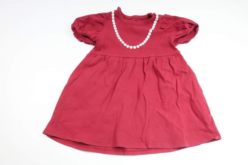 Klänning från The Tiny Universe - Storlek 104 - Vinröd