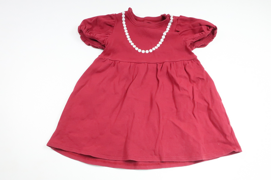 Klänning från The Tiny Universe - Storlek 104 - Vinröd
