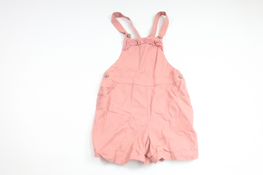 Hängselshorts från Newbie - Storlek 122 - Rosa