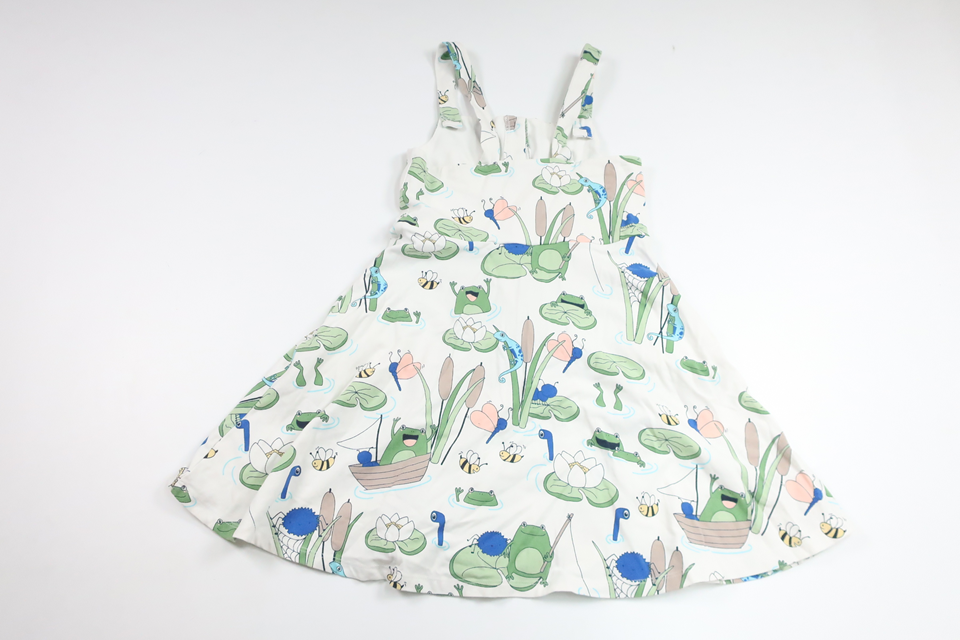 Klänning från Polarn o. Pyret - Storlek 110 - Vit