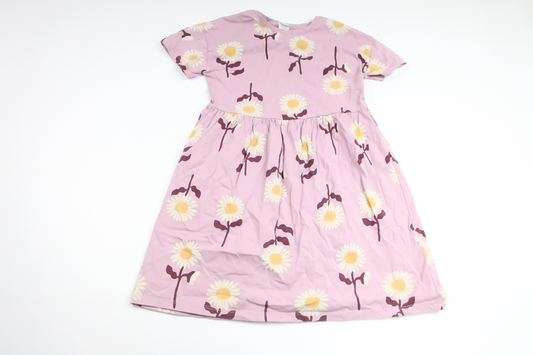 Blommig klänning från Lindex - Storlek 128 - Lila