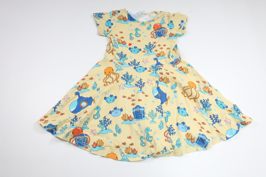 Klänning från Polarn o. Pyret - Storlek 104 - Gul