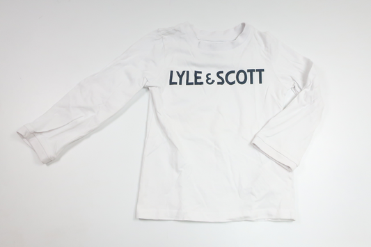 Tröja från Lyle & Scott - Storlek 98 - Vit