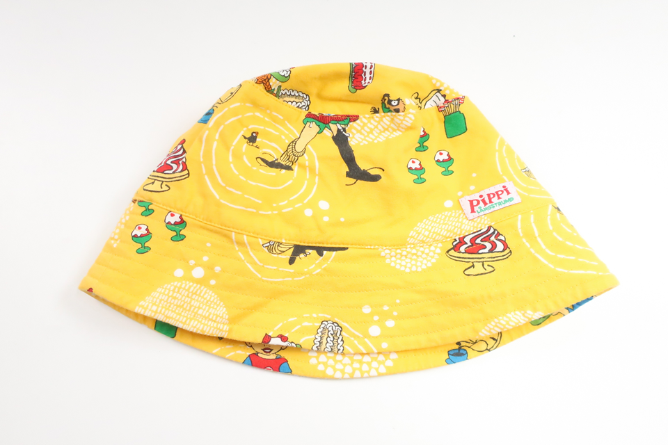 Sun hat from Pippi Longstocking - Size 52/54 - Yellow