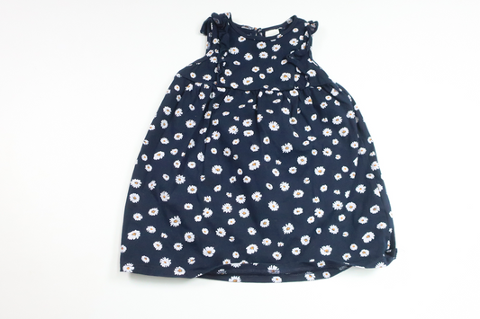 Blommig klänning från H&M - Storlek 80 - Marinblå