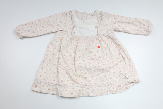 Blommig klänning från Newbie - Storlek 80 - Rosa