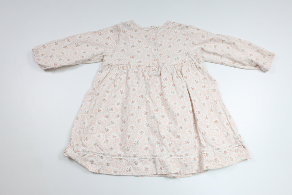 Blommig klänning från Newbie - Storlek 80 - Rosa