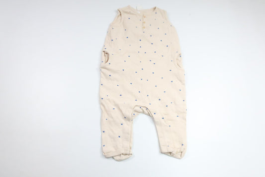 Jumpsuit med stjärnor från H&M - Storlek 92 - Benvit