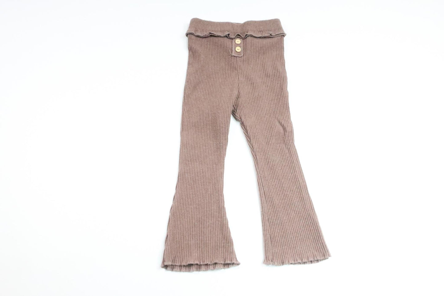 Ribbade byxor från Zara - Storlek 86 - Brun