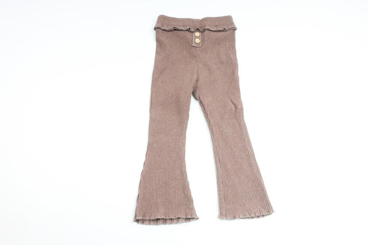 Ribbade byxor från Zara - Storlek 86 - Brun