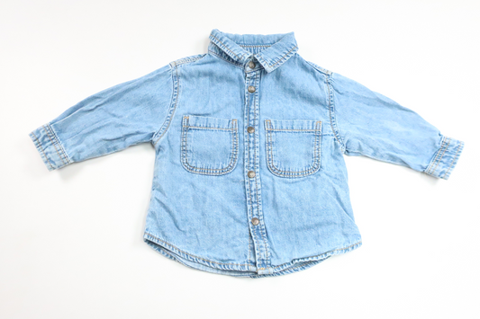 Jeansskjorta från Zara - Storlek 68 - Denim