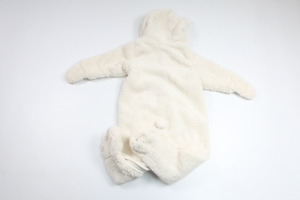 Teddyoverall från H&M - Storlek 74 - Benvit