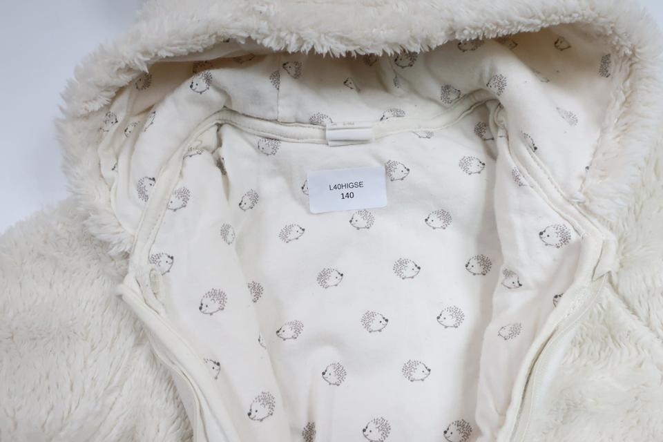 Teddyoverall från H&M - Storlek 74 - Benvit