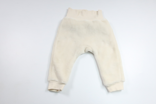 Byxor i fleece från H&M - Storlek 74 - Benvit