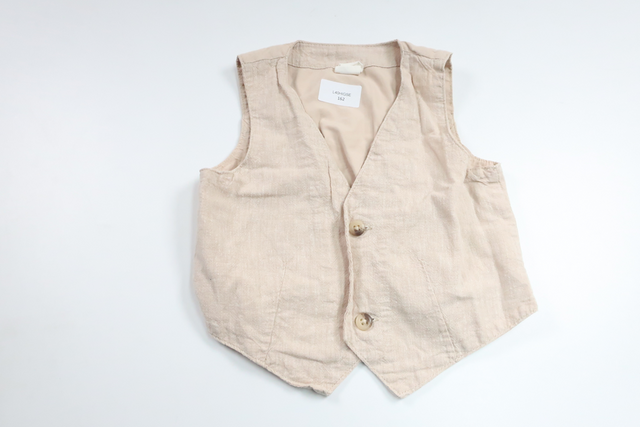 Väst i 55% lin från H&M - Storlek 74 - Beige