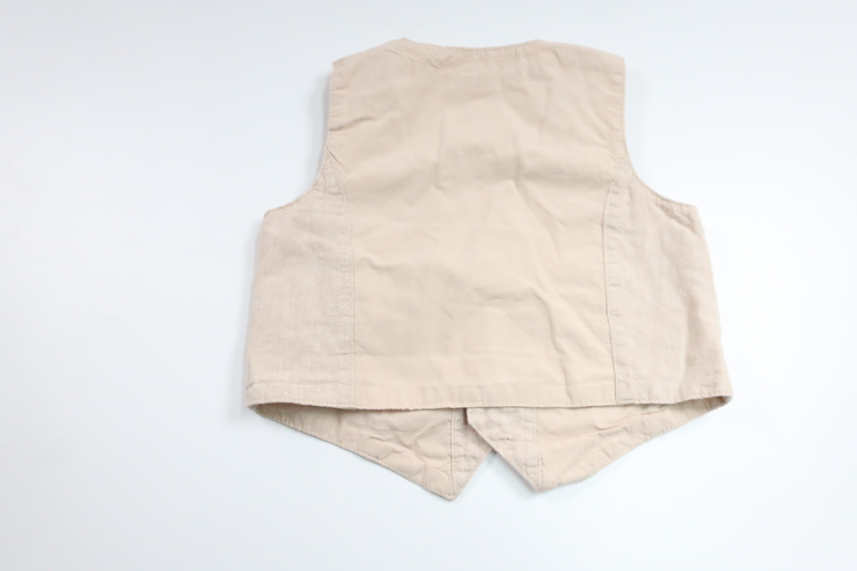 Väst i 55% lin från H&M - Storlek 74 - Beige