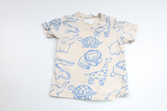 T-shirt från H&M - Storlek 80 - Beige