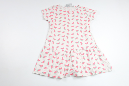 Klänning med vattenmeloner från Sweet Heart - Storlek 98/104 - Vit