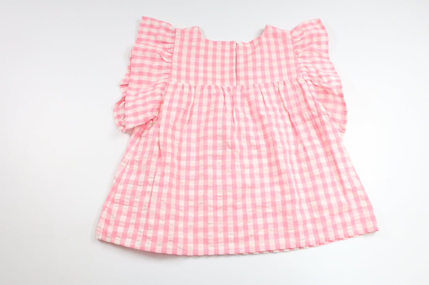 Rutig tunika från Lindex - Storlek 122 - Rosa