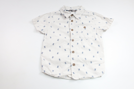 Skjorta från Lindex - Storlek 98/104 - Vit