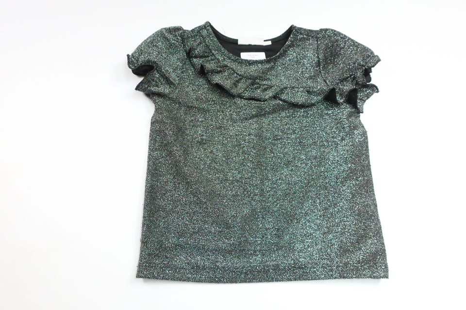 Glittrig tröja från Kappahl - Storlek 86/92 - Svart