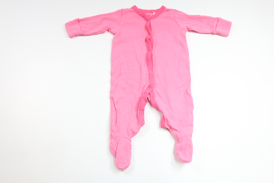 Randig pyjamas från Next - Storlek 56/62 - Rosa