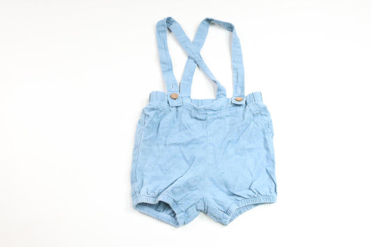 Hängselshorts från Primark - Storlek 80 - Blå