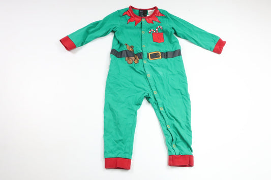 Pyjamas "Nisse" från H&M - Storlek 86 - Grön