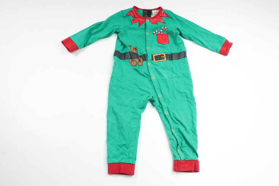 Pyjamas "Nisse" från H&M - Storlek 86 - Grön