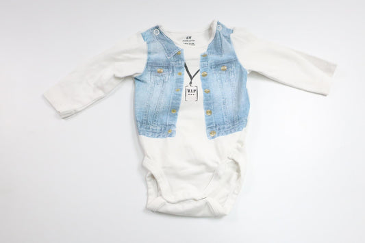 Body från H&M - Storlek 56 - Vit