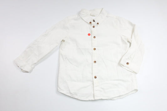 Skjorta från H&M - Storlek 92 - Benvit