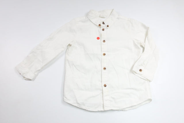 Skjorta från H&M - Storlek 92 - Benvit