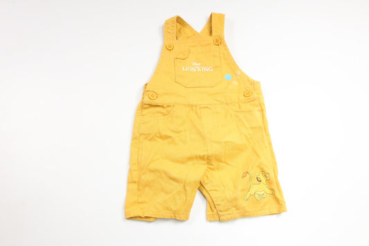 Hängselshorts med Lejonkungen från Disney - Storlek 68 - Gul
