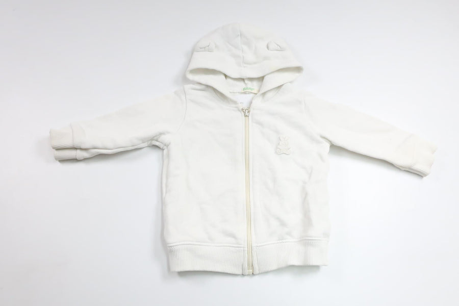 Munkjacka från United Colors of Benetton - Storlek 68 - Vit