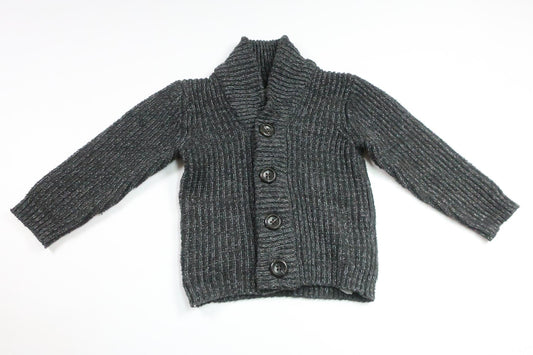 Stickad kofta från Primark - Storlek 92 - Grå